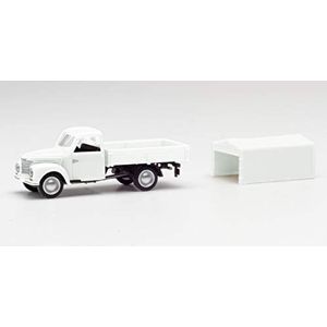 herpa 013765 - Framo 901/2 oldtimer truck, model auto, minikit, verzamelstuk, knutselen, detailtrouw, kunststof, wit - schaal 1:87