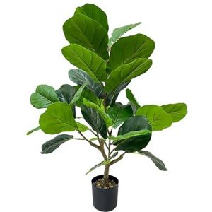 Alexandra House Living Plante décorative en plastique Ficus 90 cm