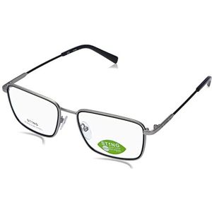 STING Lunettes de Soleil Homme, Matt Palladium, 53