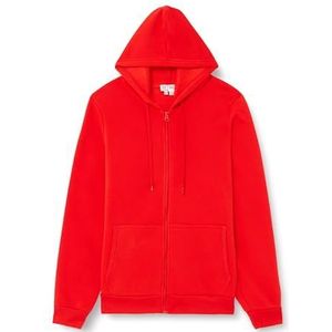 Mymo Athlsr Sweat à capuche élégant pour femme avec fermeture éclair en polyester Rouge Taille XL, Rouge, XL