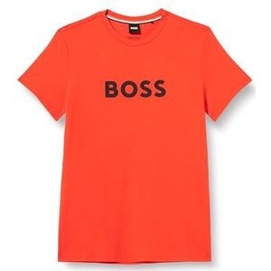 BOSS Rn T-shirt voor heren, strand, 1 stuk, Helder oranje 821