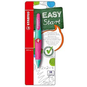 STABILO EASYergo 1.4-1 potlood + 3 HB-vullingen - rechts - roze/groen