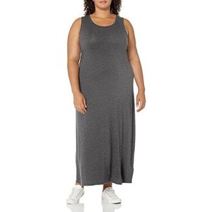 Amazon Essentials Robe longue sans manches pour femme, anthracite chiné, taille XL