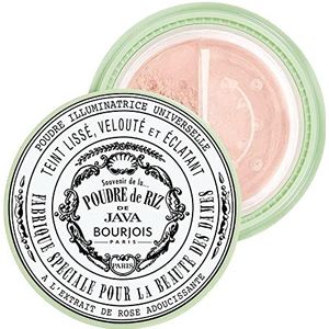 Bourjois - Poudre libre Riz de Java - Teint lissé et éclatant - Fini velours - S'adapte à toutes les carnations - Transparente - Unique 3,5 g