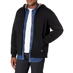 Dickies Sherpa Lined Fleece Zip Hoodie Heren, zwart.