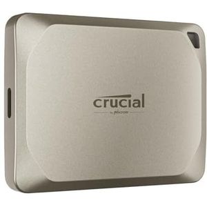 Crucial X9 Pro voor Mac 2 TB draagbare SSD – tot 1050 MB/s lezen en schrijven, klaar voor Mac, met Mylio Photos+ aanbod, externe SSD USB-C 3.2 harde schijf – CT2000X9PROMACSSD9B02