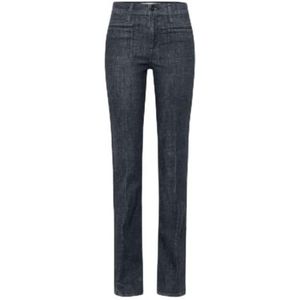 BRAX Style Shakira Vintage Stretch Denim Katoen Organic Jeans voor dames, Donkergrijs versleten