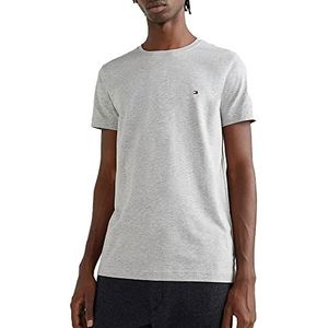 Tommy Hilfiger Core Stretch Slim C-hals T-shirt S/S heren, lichtgrijs