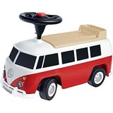 Big - Volkswagen Van T1 rood - babydrager - opbergdoos en stuurwiel - vanaf 18 maanden - 800055320