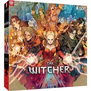 Good Loot Gaming: The Witcher Scoia'tael Puzzel 500 stukjes, spelpuzzel, voor liefhebbers van videospellen, voor volwassenen en kinderen, 12+, 34 x 48 cm