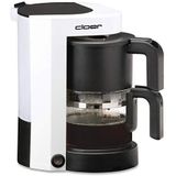 Cloer 5981 Filter-Koffiezetapparaat 5-kops met warmhoudfunctie, 800 W, Druppelstopfunctie, Filtermaat 1x2