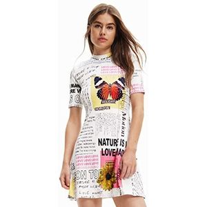 Desigual Damesjurk, wit, XXL, Wit.