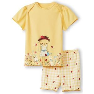 Calida Ensemble pyjama coccinelle pour petite fille, robe d'été, jaune, taille unique, Robe d'été jaune, taille unique
