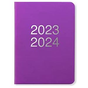 Letts Dazzle Schoolagenda 2023/2024, A6, violet