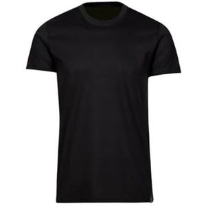 Trigema Heren Slim Fit T-shirt van Deluxe katoen, zwart.