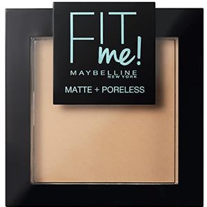 Maybelline New York - Compact Fit Me Matte & Poreless poeder - Normale tot vette huid - 220 natuurlijk beige - 9 g