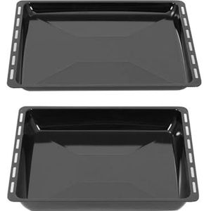 ICQN Ovenbakplaat - Set van 2 - 455x375x30 mm en 455x375x60 mm - Geëmailleerd