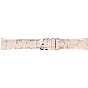 Morellato Easy Click Mod.Lady Bolle, echt leer, armband voor dames, A01D5192480, roze, 18 mm, armband, Roze, 18mm, armband