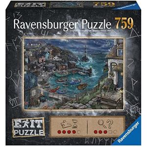 Ravensburger EXIT Puzzel 17365 Het visdorf - 759 stukjes puzzel voor volwassenen en kinderen vanaf 14 jaar