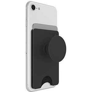 PopSockets: PopWallet+ voor MagSafe - kaarthouder met verwisselbare PopTop voor smartphones en hoesjes - zwart