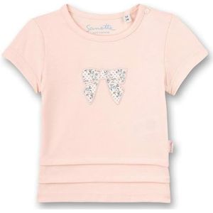 Sanetta T-shirt roze meisje roze wit 56, wit, roze