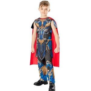 Rubies Officieel Marvel Thor Love and Thunder Thor kostuum voor kinderen van 3-4 jaar