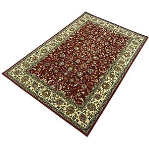 Oosters tapijt rood 100% wol tapijt Herati handgetuft 140x200 cm