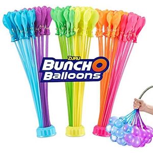BUNCH O BALLOONS Tropical Party Bunch O 100 stuks zelfsluitende hardlinesllante waterballonnen met snelvulling, 3 stuks