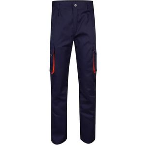 bilanz sportbroek 103004, azul marino y naranja