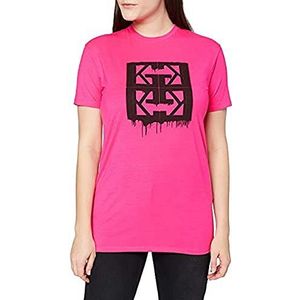 Gianni Kavanagh Neon Pink Brooklyn Tee T-shirt voor dames, Roze Neon