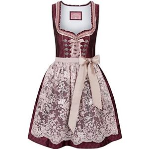 Stockerpoint Dirndl Rosalinde Speciale gebruikte jurk, Bordeaux, 46 voor dames, bordeaux, 44, Bordeaux