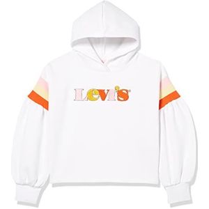 Levi's Kids Lvg High ris Full Sleeve voor meisjes, 10-16 jaar, Wit.