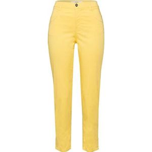 BRAX Style Mary S Ultralight Cotton 5 Pocket broek dames, Banaan