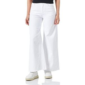 United Colors of Benetton Damesbroek 4eutde013 optische jeans, wit 101 42 EU, optisch wit 101, 44, optisch wit 101