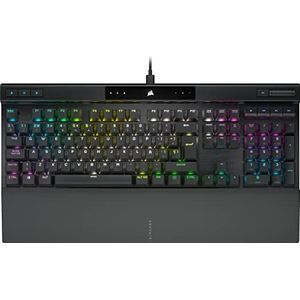 Corsair K70 PRO RGB Optisch-Mechanisch Gaming Toetsenbord - OPX lineaire schakelaars, polycarbonaat toetsen, Hypersondeo 8.000 Hz - ES lay-out, QWERTY - zwart