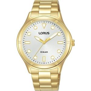 Lorus RG248VX9 Analoog kwartshorloge voor dames met metalen band, goud, armband, Goud, Armband