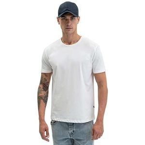 Gianni Lupo Heren T-shirt GL1078F wit XS wit S-3XL, Wit.