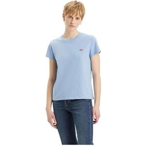 Levi'S Batwing Perfect Tee T-shirt met lange mouwen, korte mouwen, dames, Eeuwig blauw