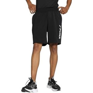 PUMA PUMA 20,3 cm dubbele gebreide grafische shorts uniseks gebreide shorts