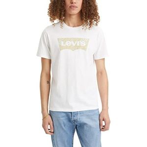 Levi's Graphic Crewneck Heren T-Shirt Bw Fill Ssnl White, Bw Fill Ssnl White