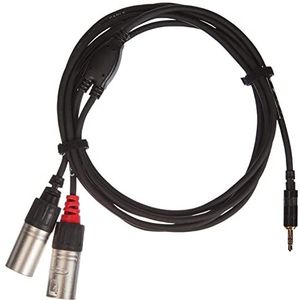 CORDIAL CABLES Y-kabel bretel stereo/2 XLR mannelijk lang 1,5 m BRETELLE-kabel Essentials Mini-Jack/XLR