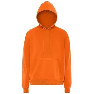 Yuka Sportieve stretch gebreide trui voor heren, polyester, oranje, maat S, oranje, S, Oranje, S