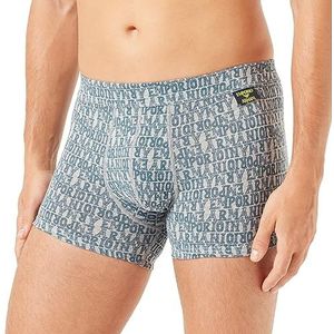 Emporio Armani Emporio Armani Herenonderhemd met logo All Over Bold Trunks (1 stuk), Grijs gemêleerd/Artic