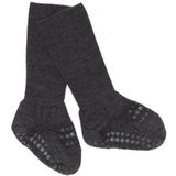 GoBabyGo Baby - 5712736002580 - antislip sokken, donkergrijs melange, één maat, donkergrijs, 6-12 maanden, Donkergrijs