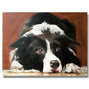 James Coates - Poster mural Collie Dog Sheepdog 40,6 x 30,5 cm (A3)