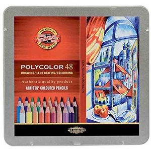 KOH-I-NOOR Polycolor Kleurpotloden voor de kunstenaar (set van 48)