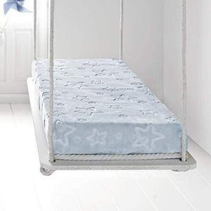 PIELSA 6627-62, babydeken, pasgeboren babydeken, babydeken, winterdeken voor baby's, babydeken, babydeken, blauw, maat 80 x 110 cm