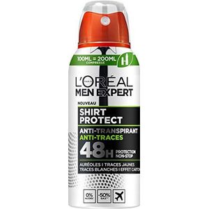 L'Oréal Paris Men Expert Shirt Protect Déodorant Spray Homme Compressé 100 ml
