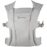 Ergobaby Embrace Soft Air Mesh babydrager voor pasgeborenen vanaf de geboorte, buikdraagzak, 2 posities, ergonomisch, zacht grijs