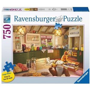 Ravensburger Cosy Kitchen 750 stukjes Jigsaw puzzel voor volwassenen en kinderen, leeftijd 12 jaar oud
